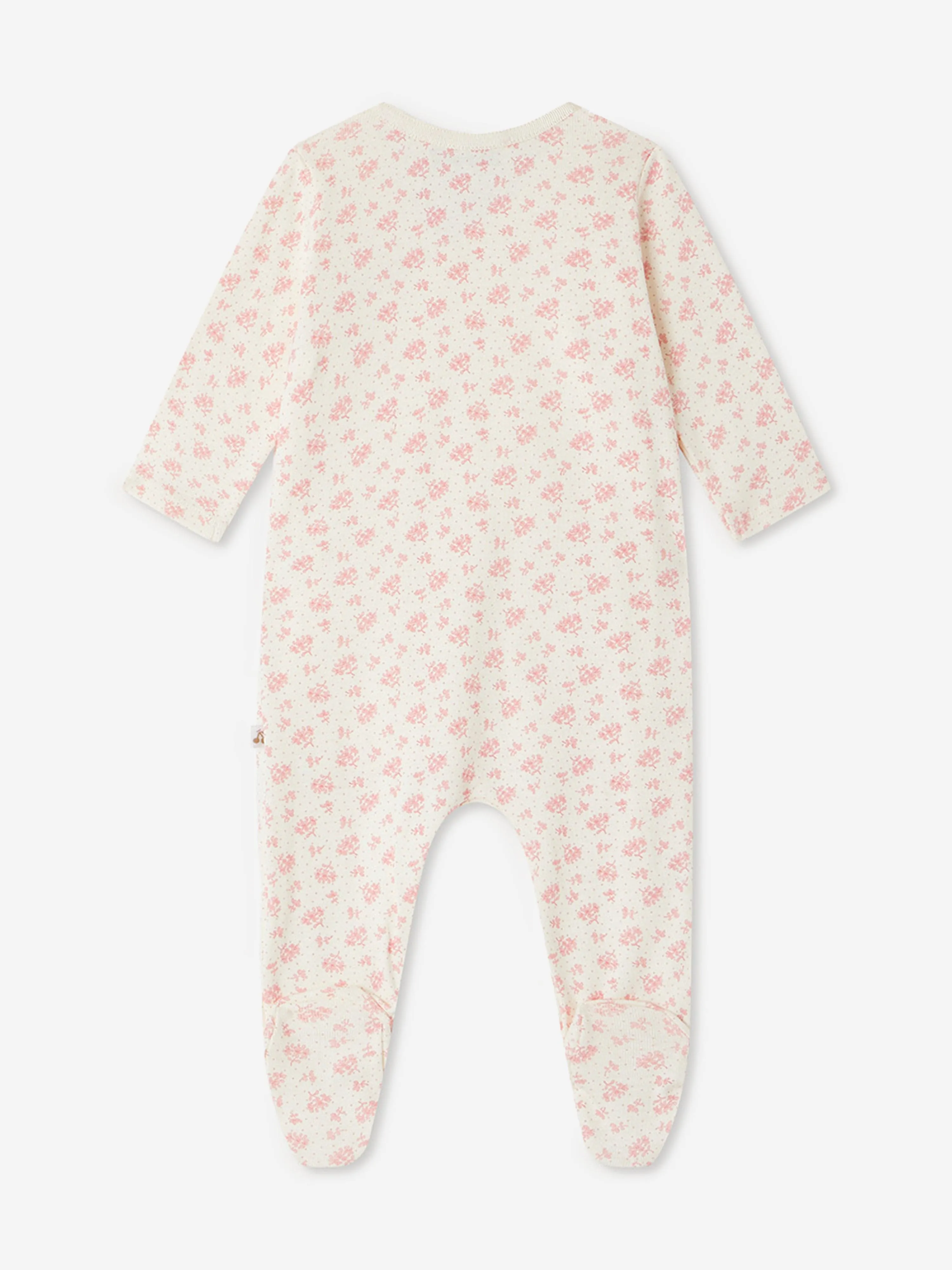 Baby Girls Floral Giulietta Babygrow in Ivory