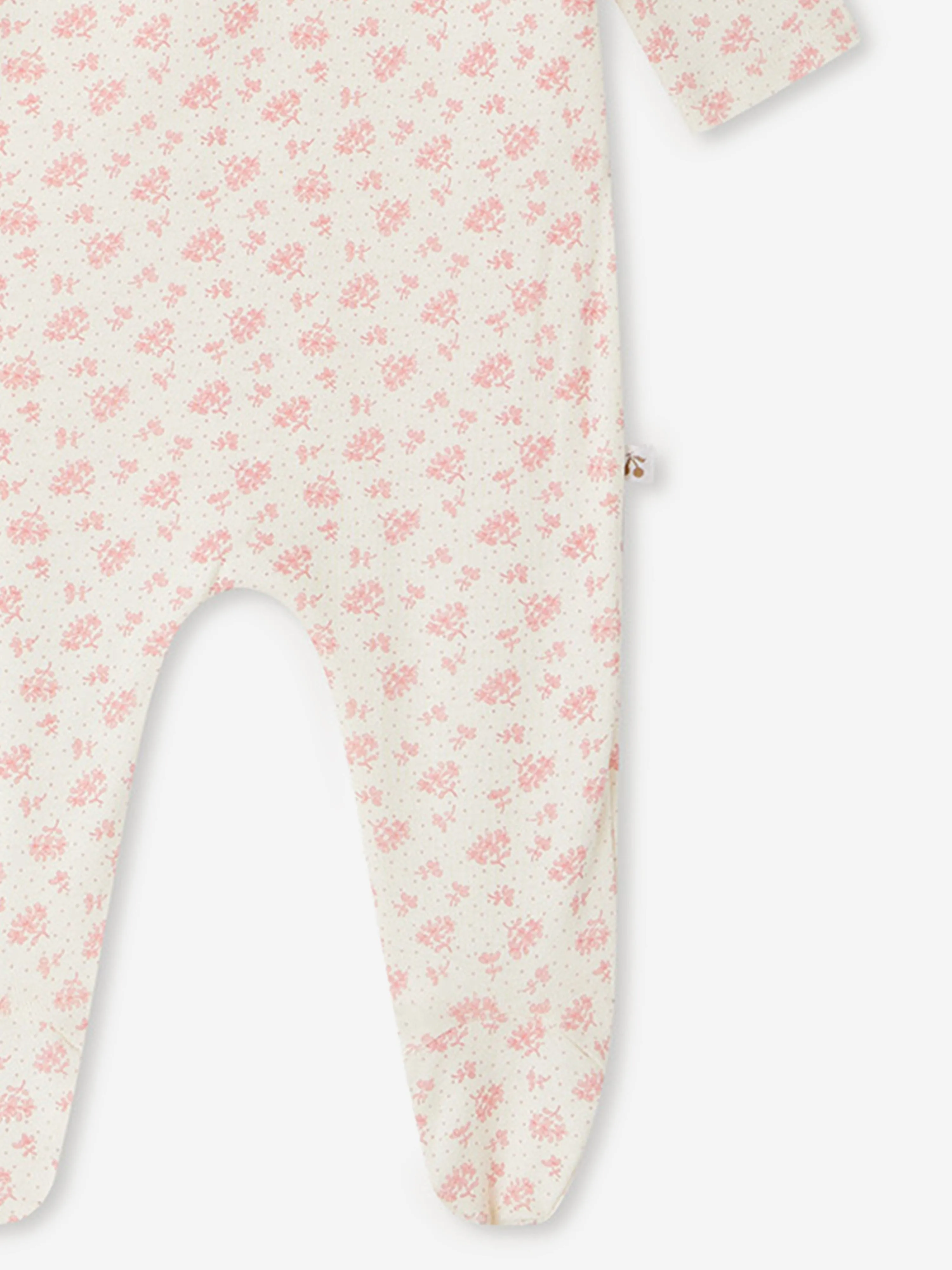 Baby Girls Floral Giulietta Babygrow in Ivory