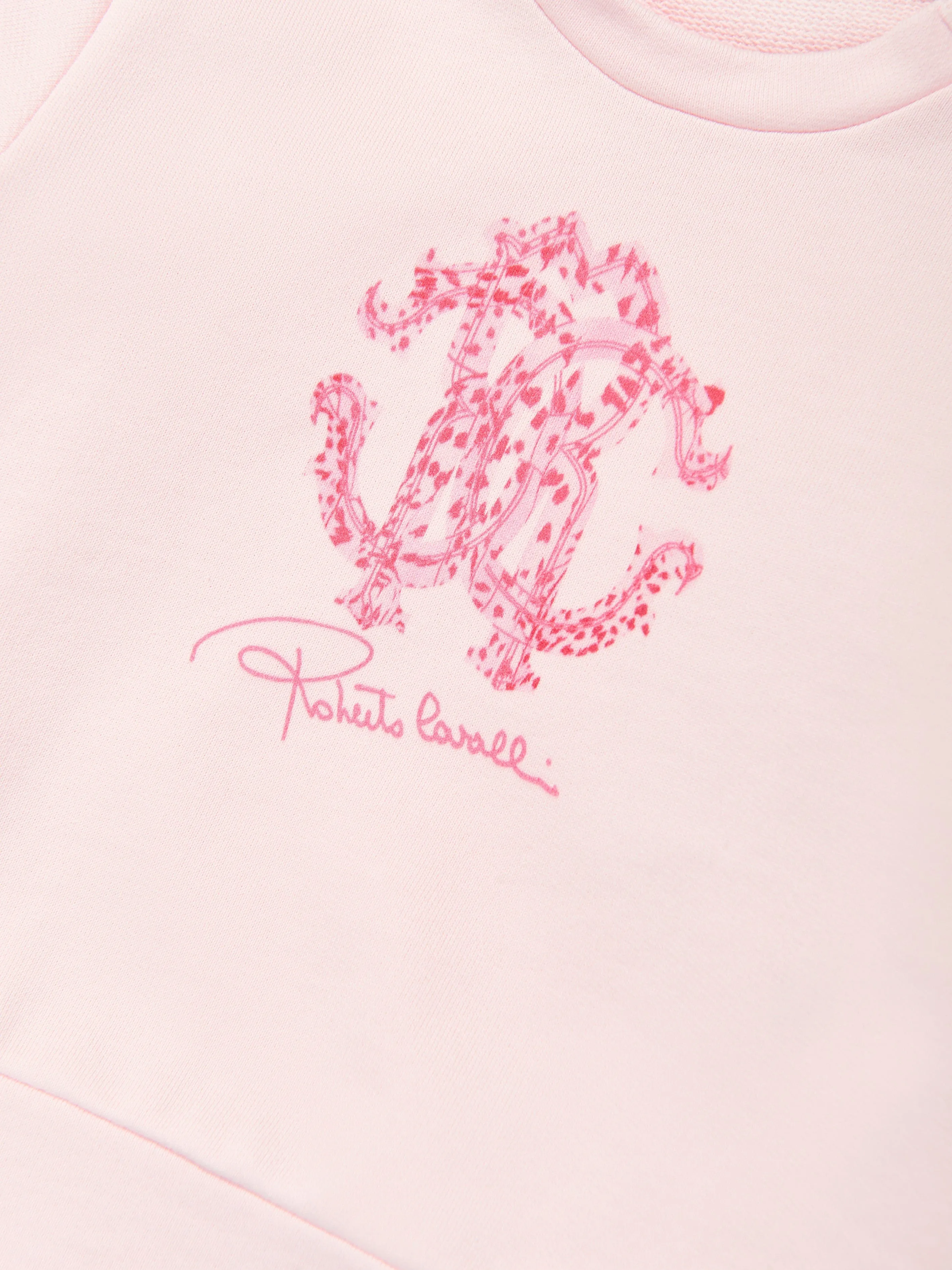 Baby Girls Logo Sweatshirt in Pink