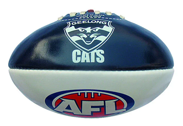 Burley PVC AFL Geelong Football 20cm