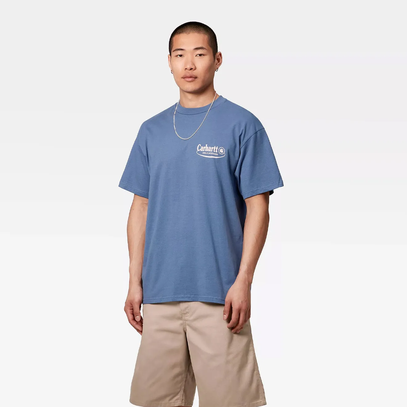 Carhartt WIP S/S Catalogue T-Shirt Blue Iris / Air Pink