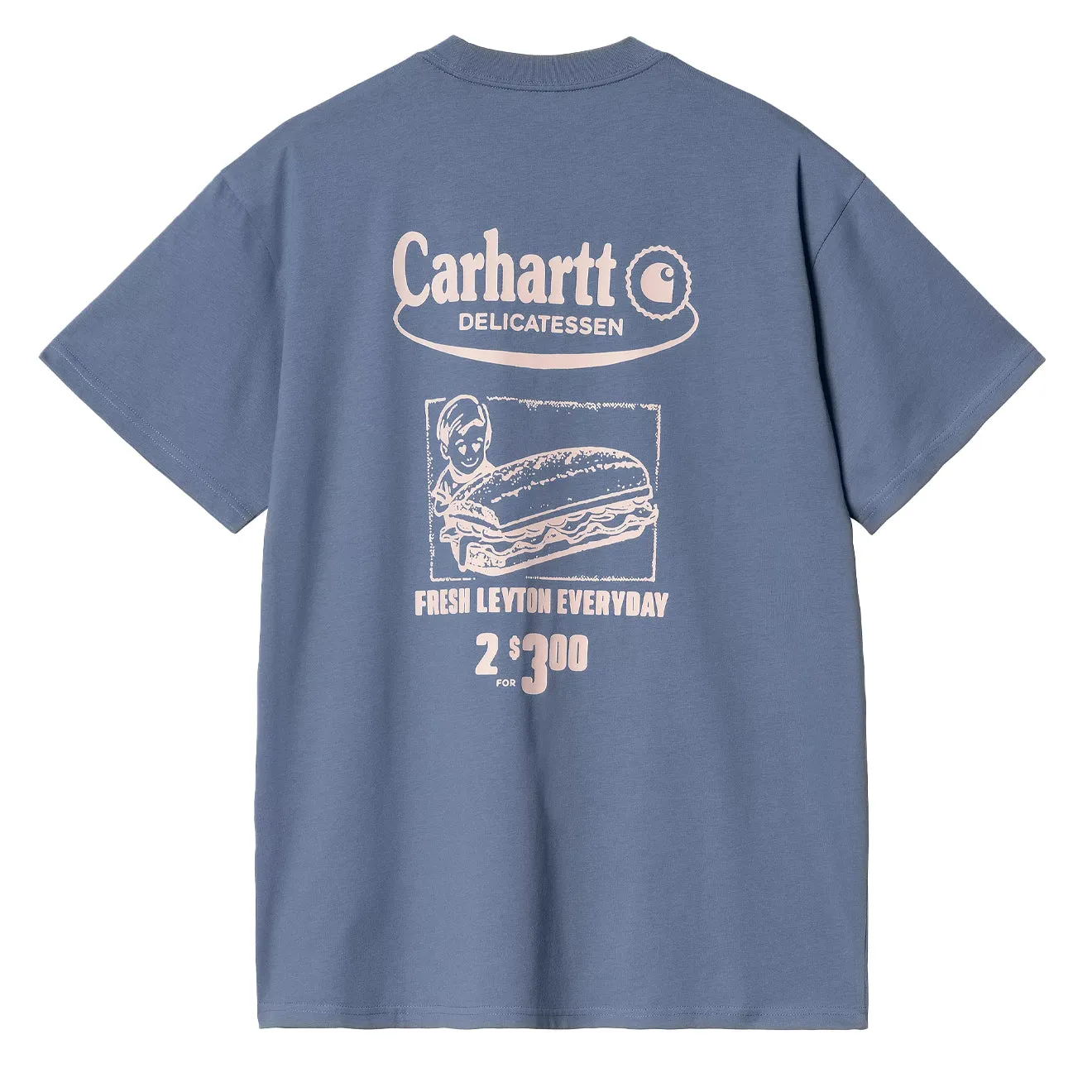 Carhartt WIP S/S Catalogue T-Shirt Blue Iris / Air Pink