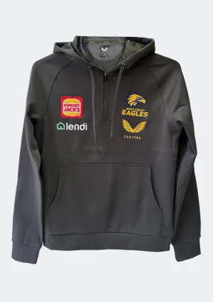 Castore Men's West Coast Eagles 1/4 Zip Travel Hoodie