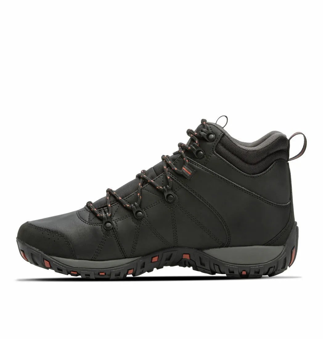 Columbia Men Black PEAKFREAK VENTURE MID OMNI-H Water Resistant Shoes