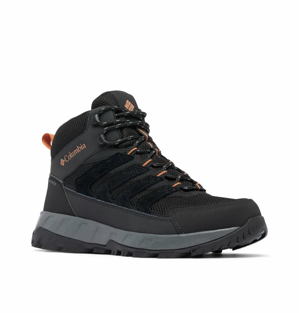 Columbia Men Black STRATA TRAIL MID WP