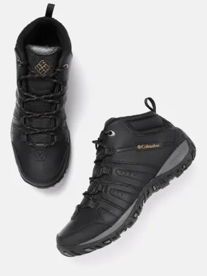 Columbia Men Black WOODBURN II CHUKKA OMNI-HEAT Water Resistant Shoes