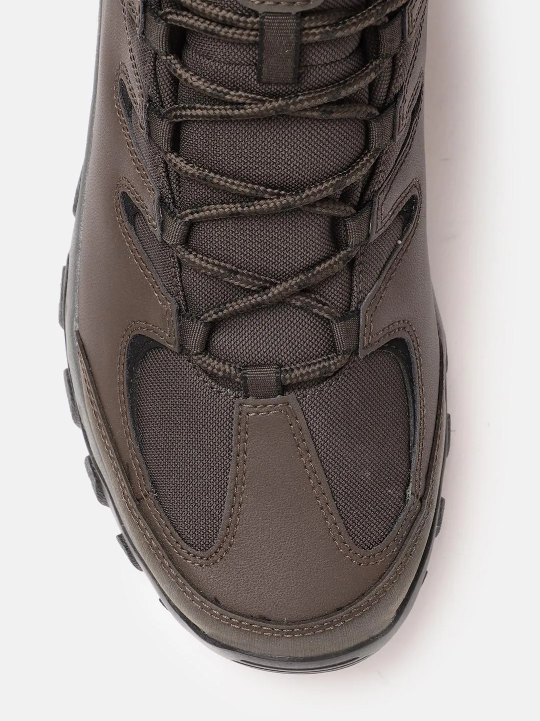 Columbia Men Brown BUXTON PEAK MID II Water Resistant Shoes