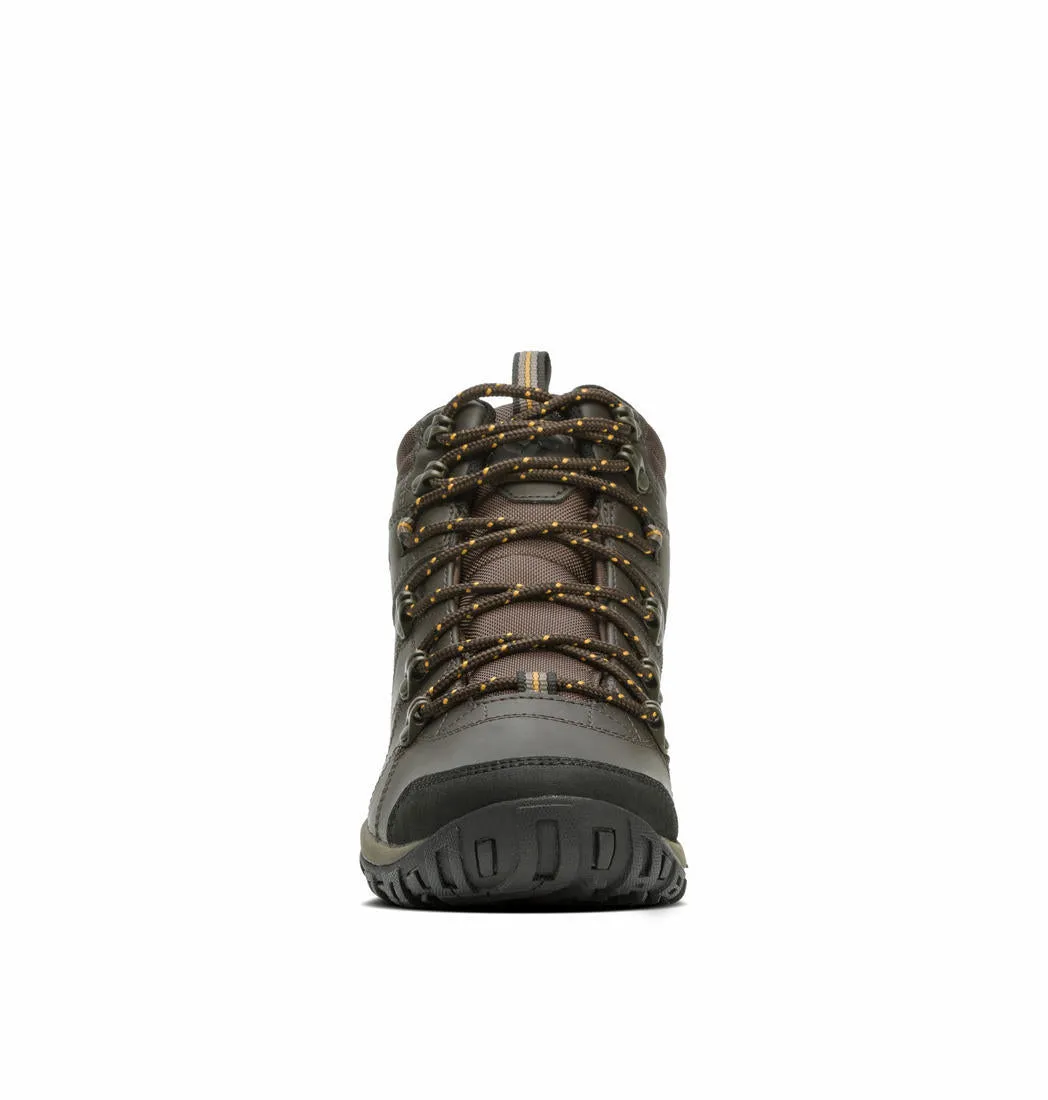 Columbia Men Brown PEAKFREAK VENTURE MID OMNI-H Water Resistant Shoes