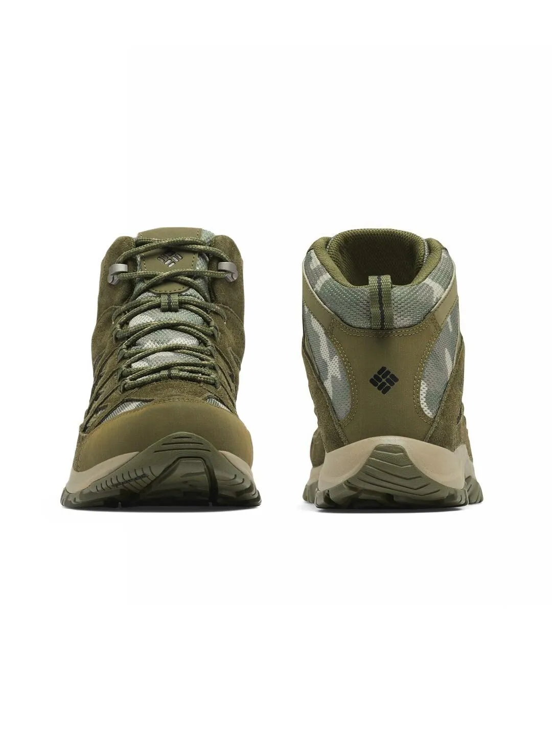 Columbia Men Green Crestwood Mid Water Resistant Shoes