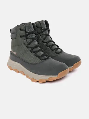 Columbia Men Green EXPEDITIONIST PROTECT OMNI-HEAT Water Resistant Shoes