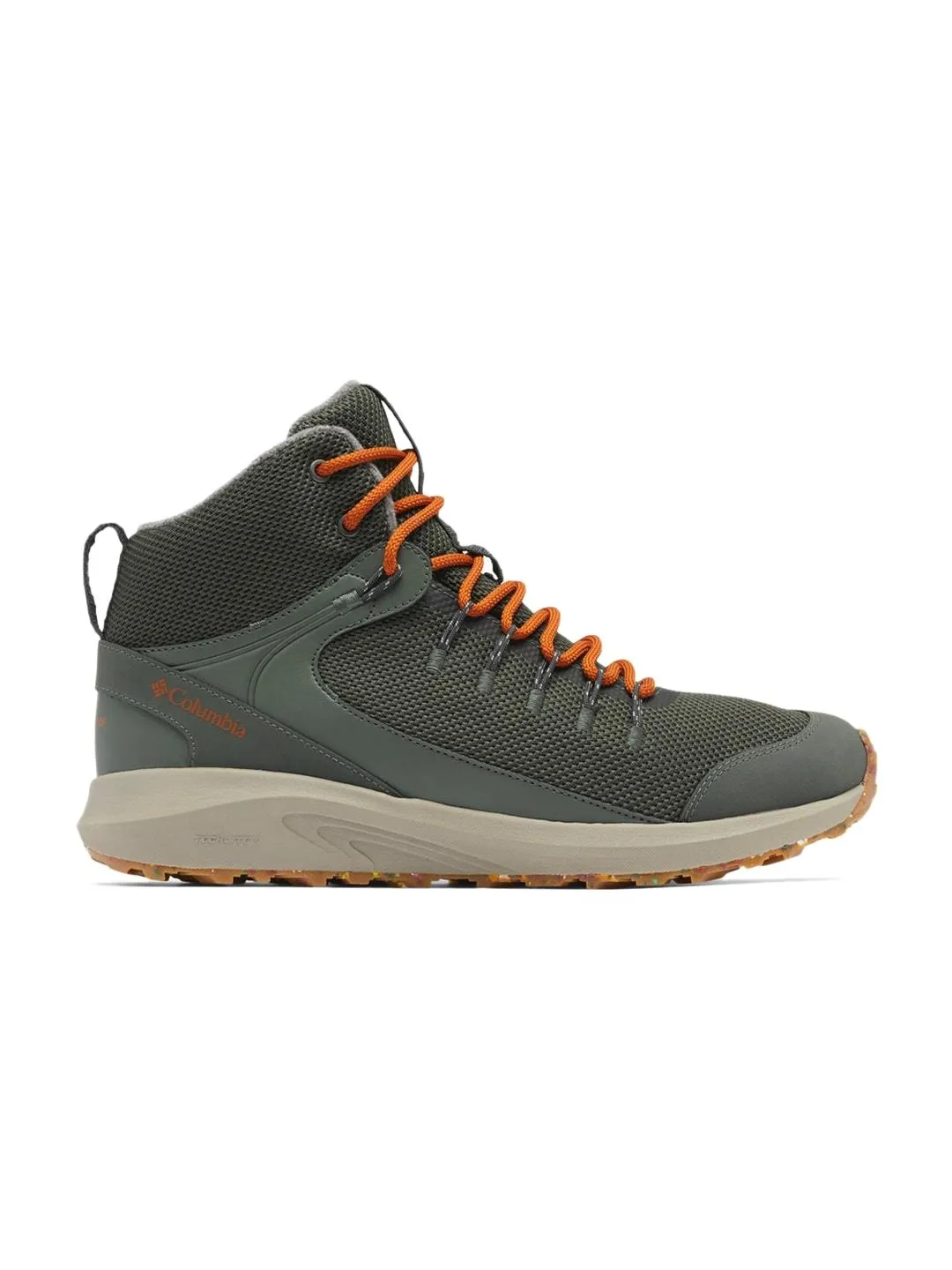Columbia Men Green TRAILSTORM MID OMNI HEAT Water Resistant Shoes