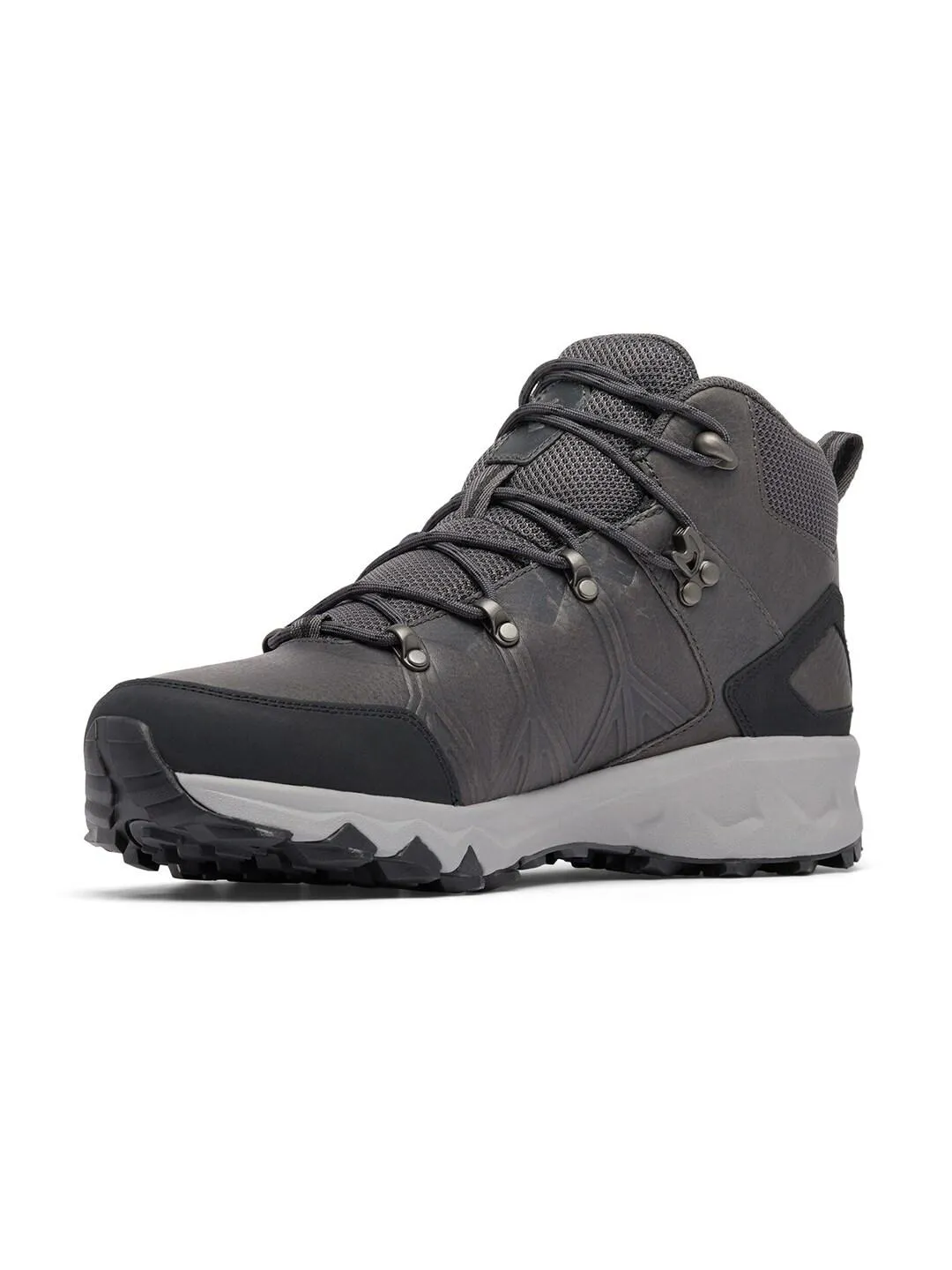 Columbia Men Grey PEAKFREAK II MID OUTDRY LEATHER