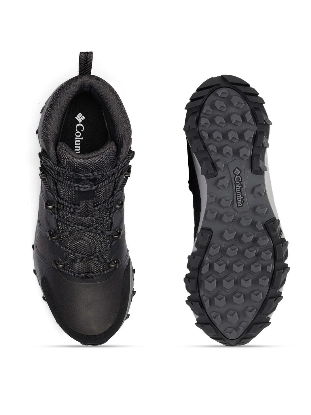 Columbia Men Grey PEAKFREAK II MID OUTDRY LEATHER