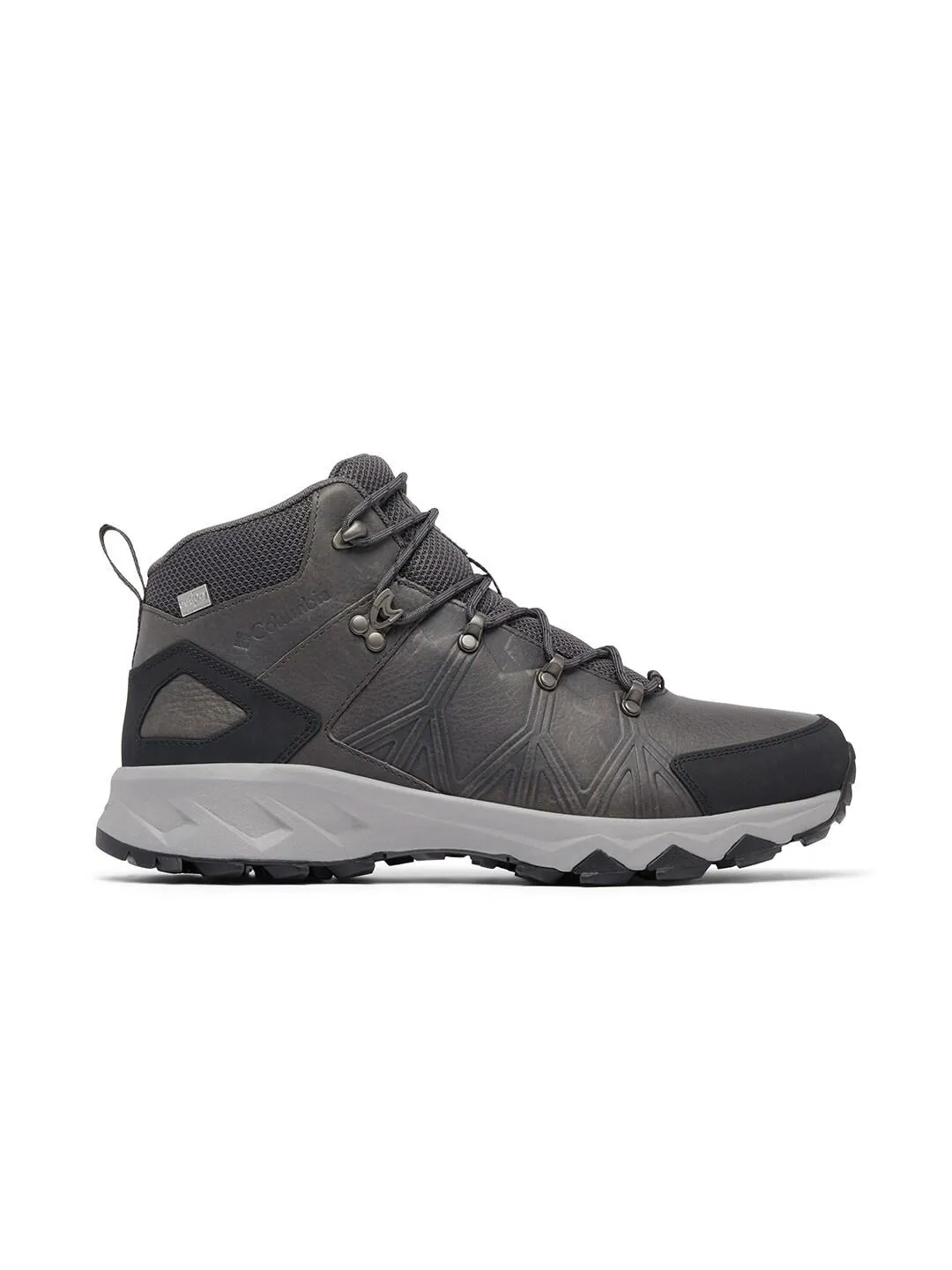 Columbia Men Grey PEAKFREAK II MID OUTDRY LEATHER