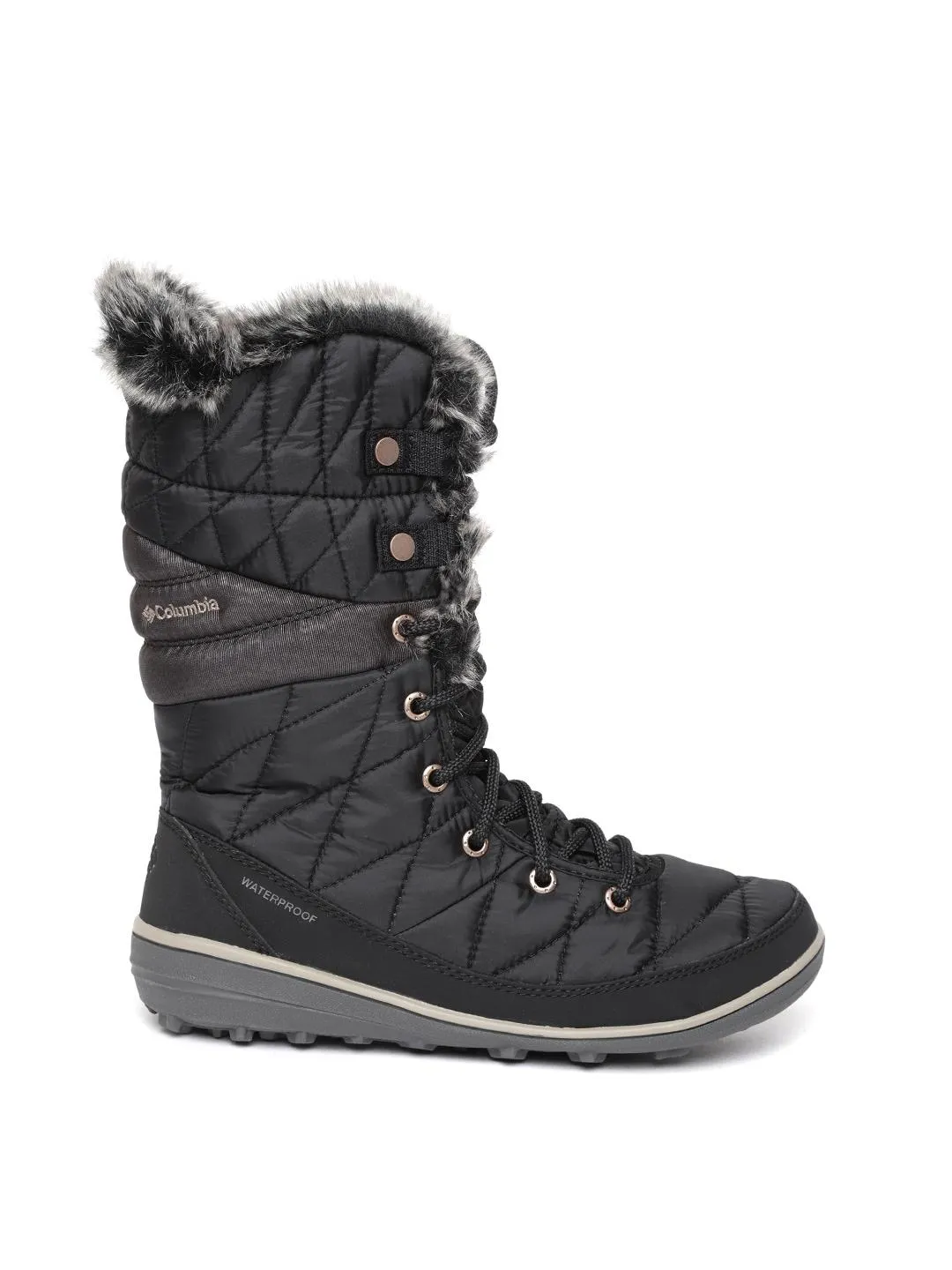 Columbia Women Black HEAVENLY OMNI HEAT Water Resistant Shoes
