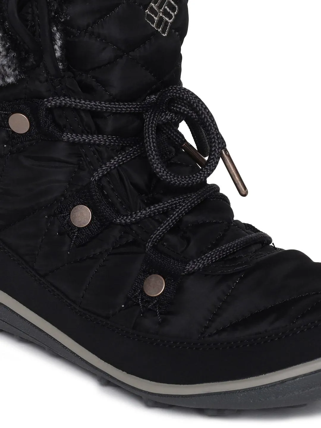 Columbia Women Black HEAVENLY SHORTY OMNI-HEAT Water Resistant Shoes