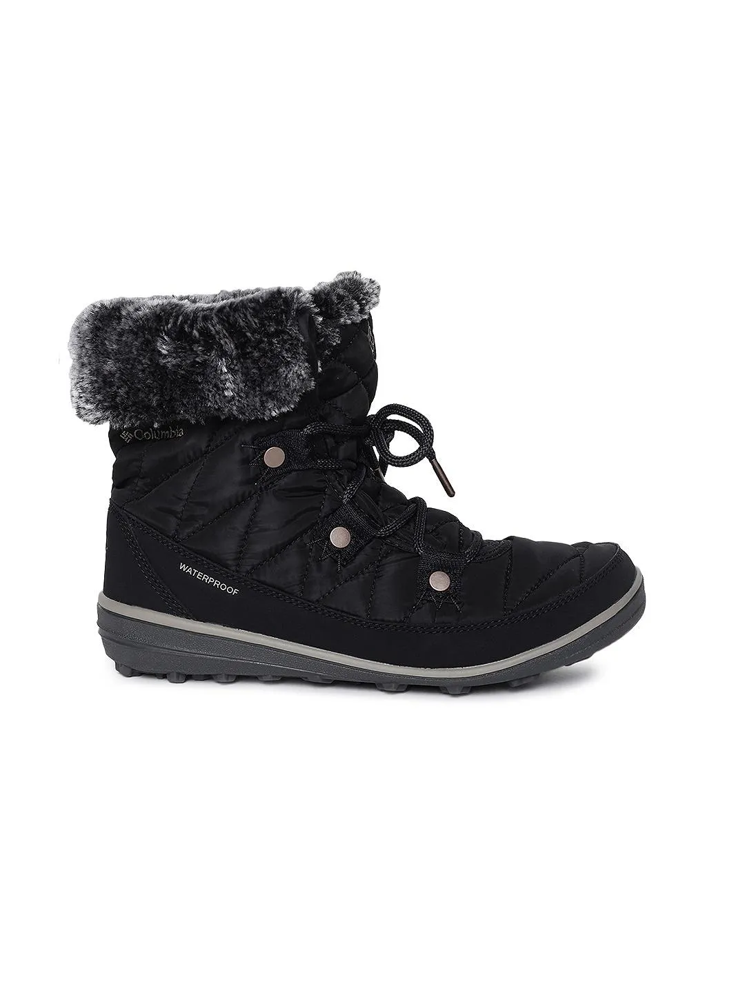 Columbia Women Black HEAVENLY SHORTY OMNI-HEAT Water Resistant Shoes