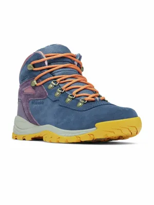 Columbia Women Blue NEWTON RIDGE PLUS AMPED DESERT NIGHT Water Resistant Shoes
