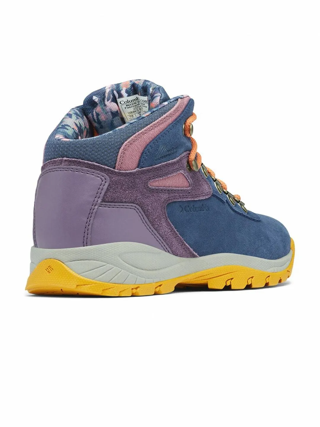 Columbia Women Blue NEWTON RIDGE PLUS AMPED DESERT NIGHT Water Resistant Shoes