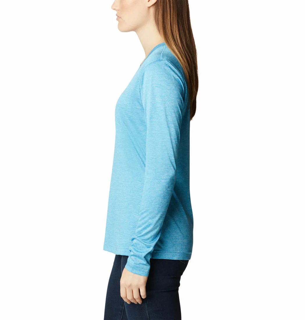 Columbia Women Blue Omni-Wick Hike Tshirt
