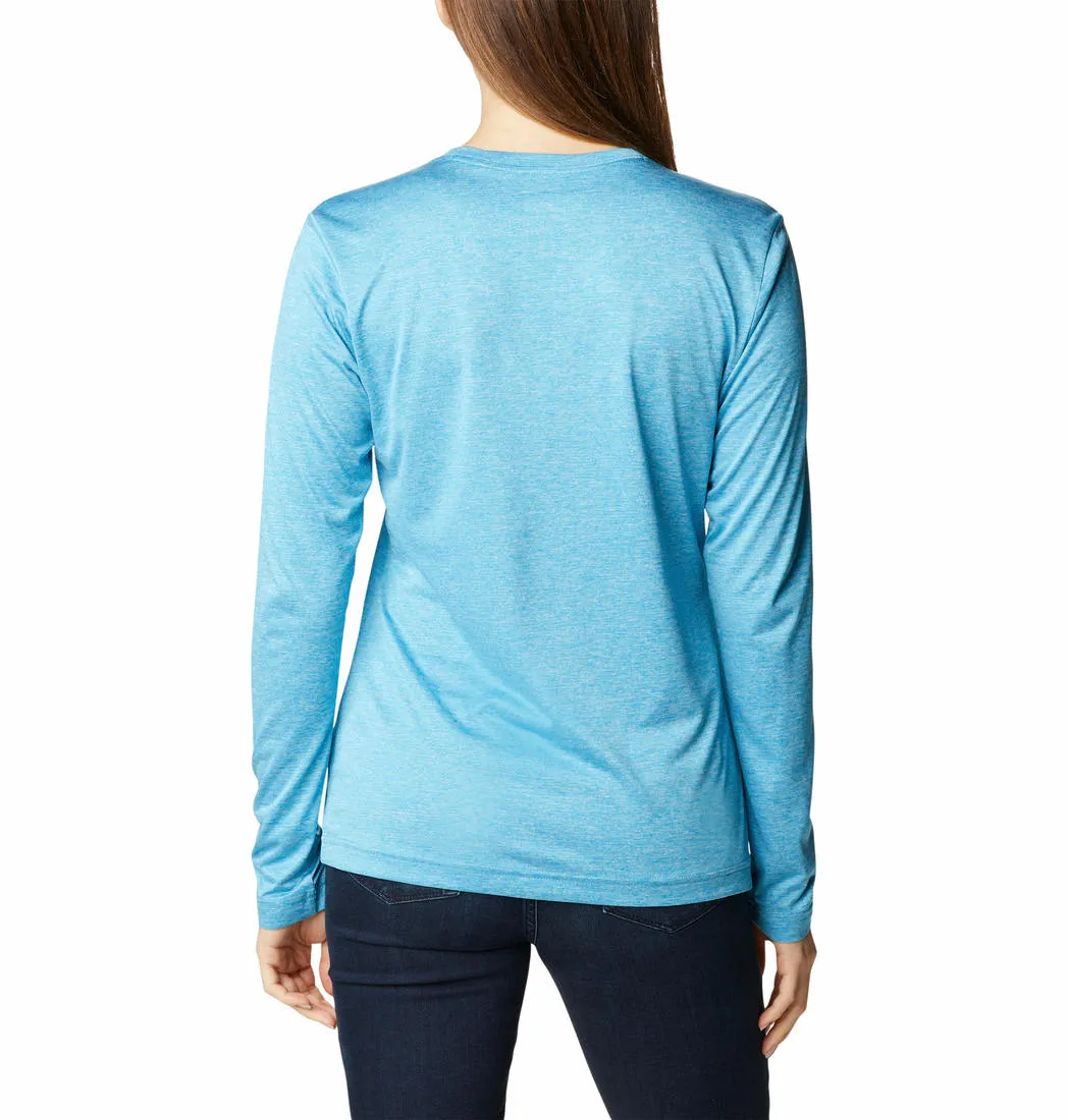 Columbia Women Blue Omni-Wick Hike Tshirt