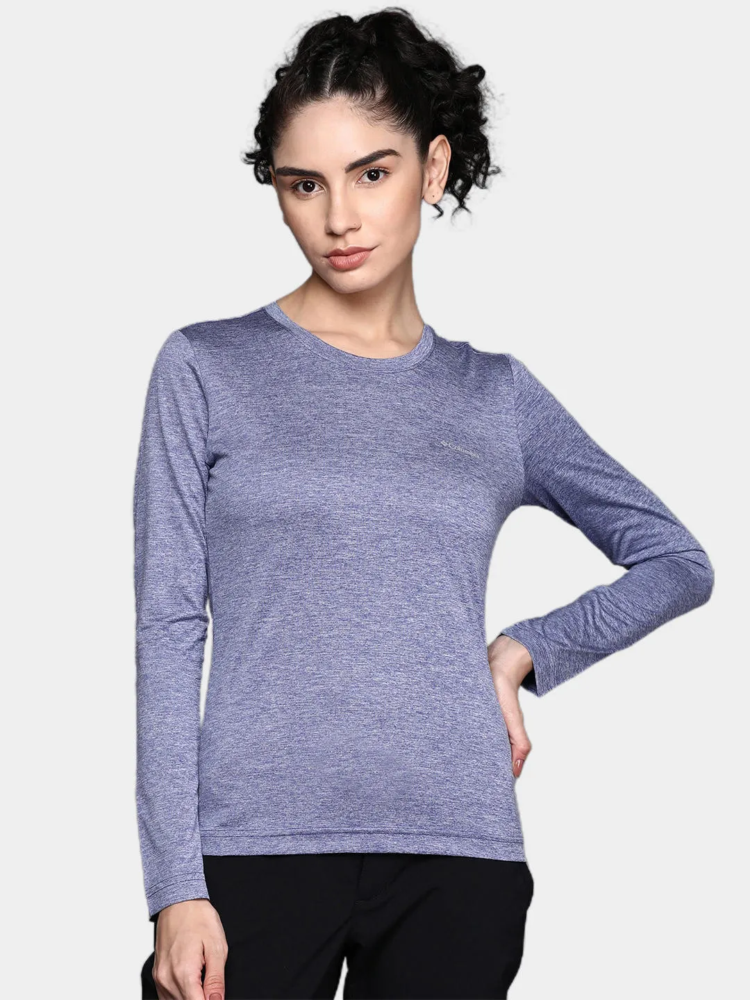 Columbia Women Blue Omni-Wick Hike Tshirt