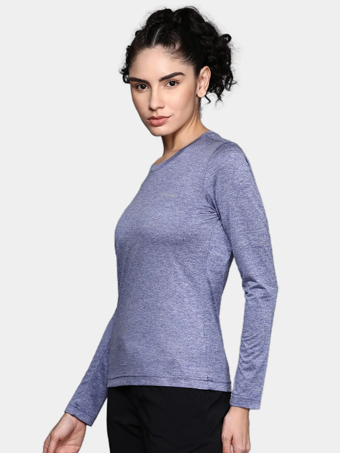 Columbia Women Blue Omni-Wick Hike Tshirt