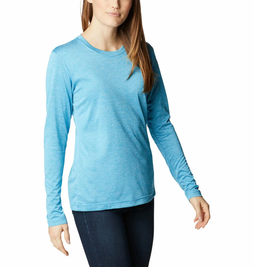Columbia Women Blue Omni-Wick Hike Tshirt