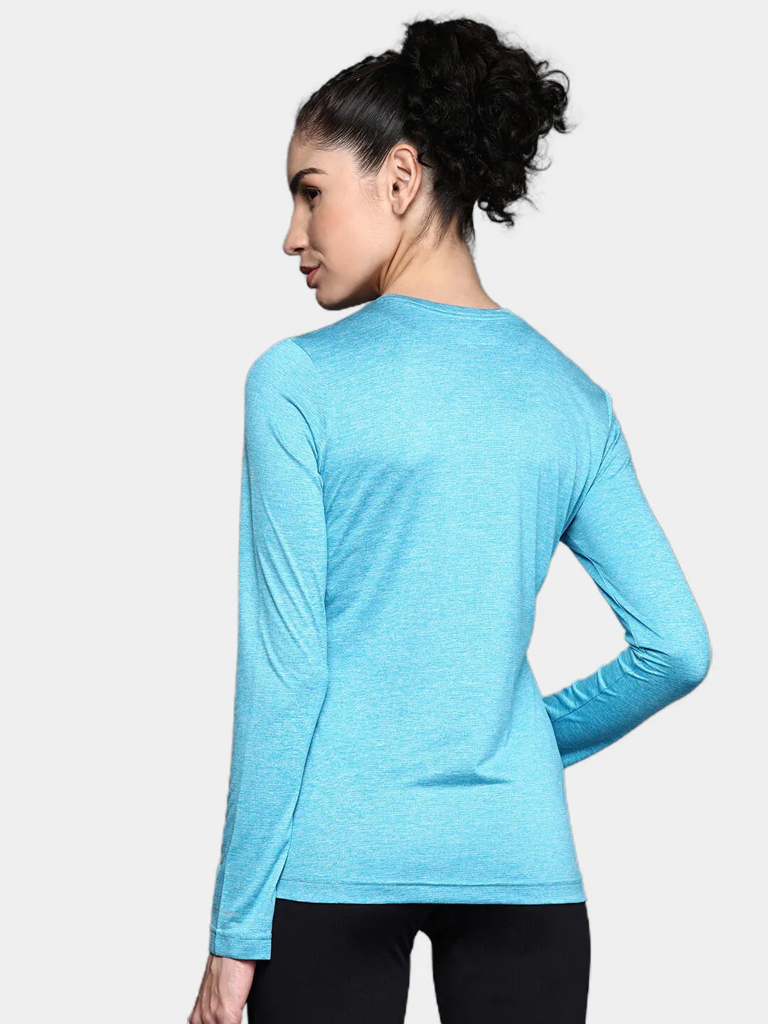 Columbia Women Blue Omni-Wick Hike Tshirt