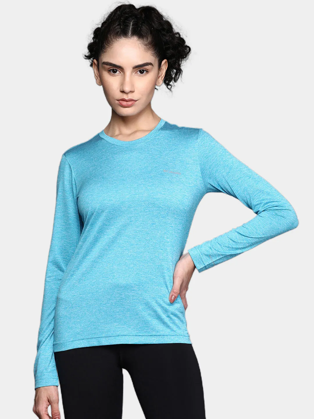 Columbia Women Blue Omni-Wick Hike Tshirt