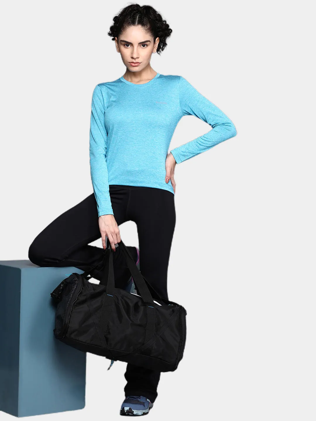Columbia Women Blue Omni-Wick Hike Tshirt