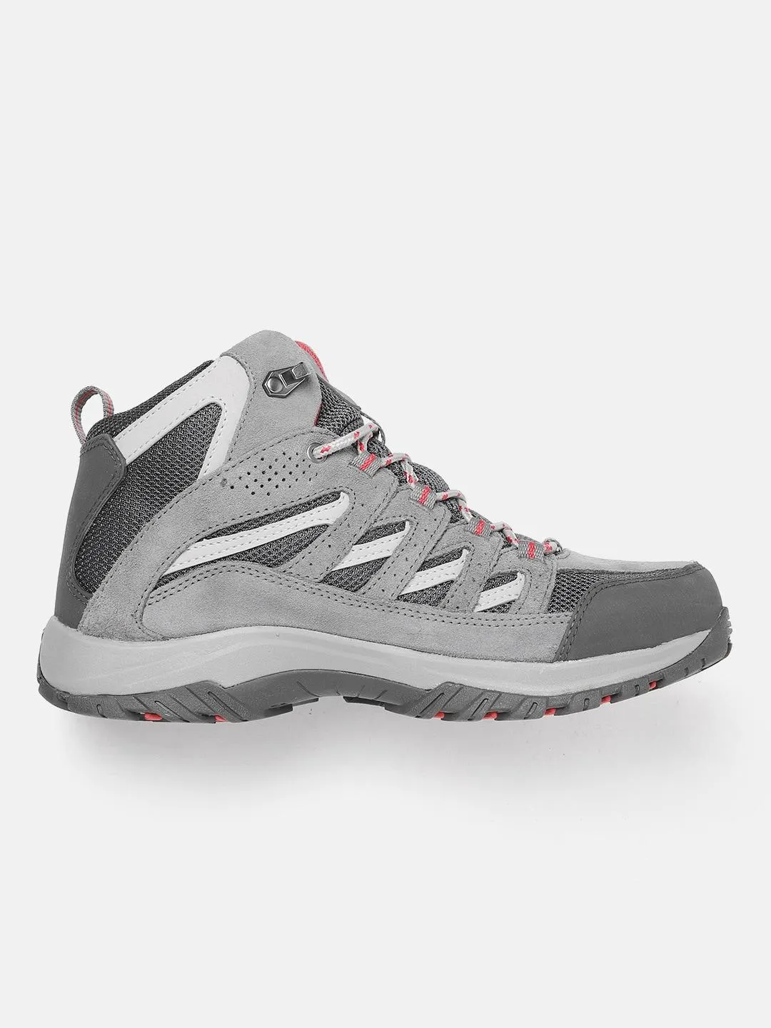 Columbia Women Grey Crestwood Mid Water Resistant Shoes