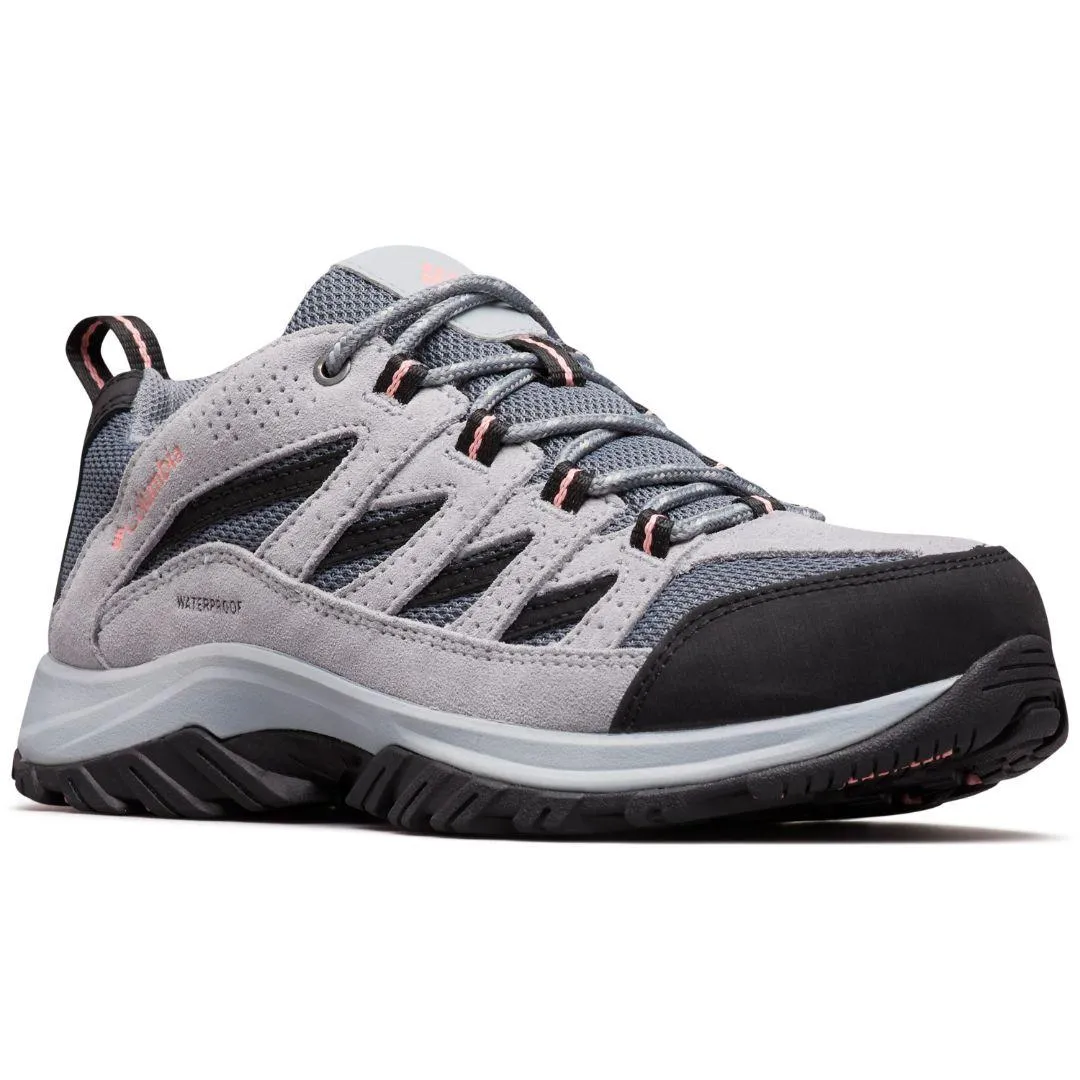 Columbia Women Grey CRESTWOOD Water Resistant Shoes