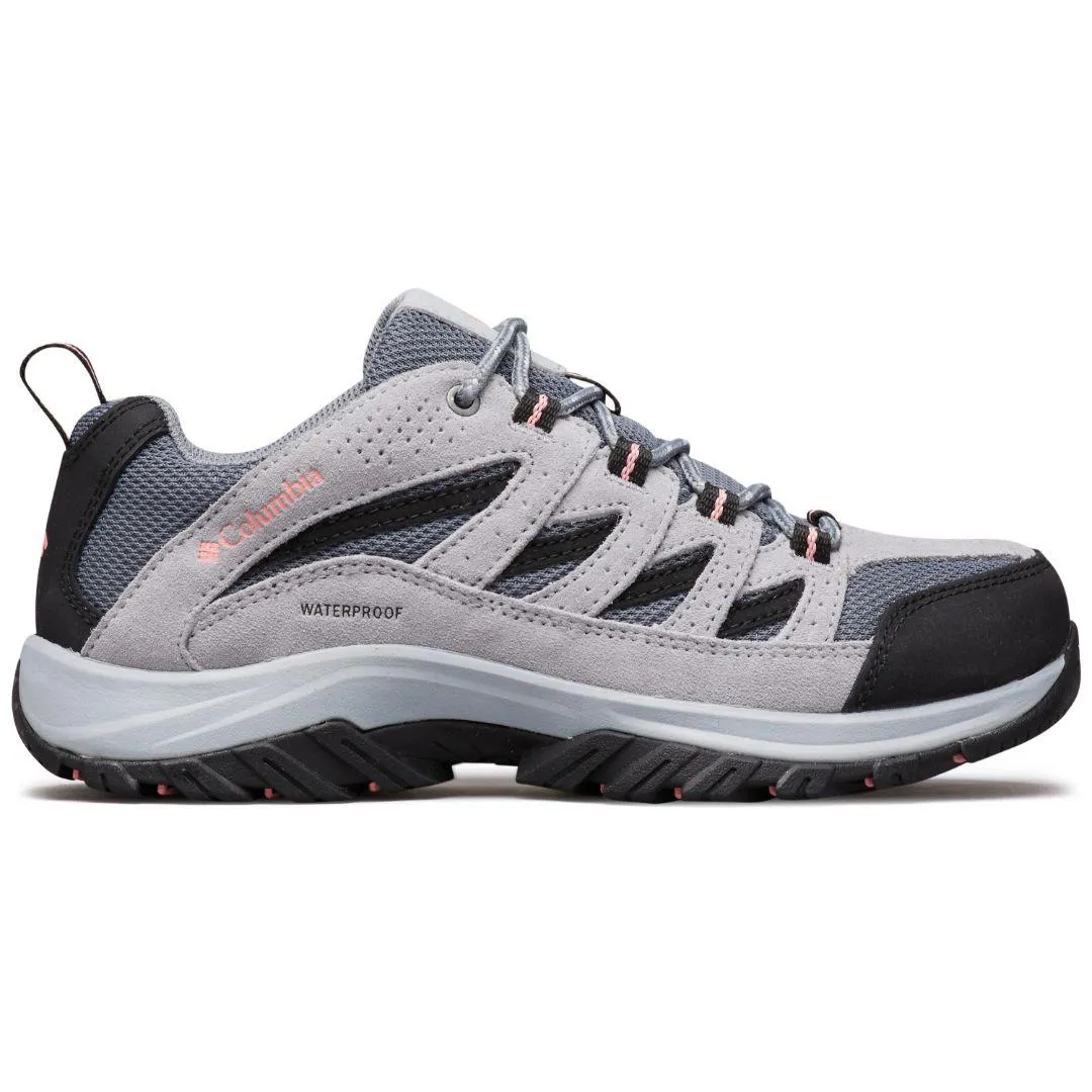 Columbia Women Grey CRESTWOOD Water Resistant Shoes