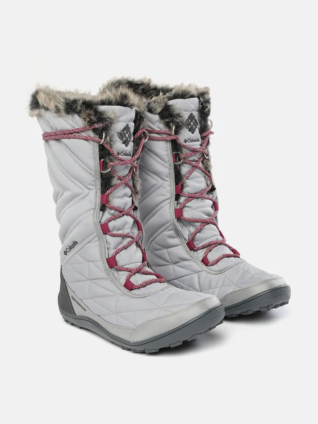 Columbia Women Grey MINX MID III Water Resistant Shoes