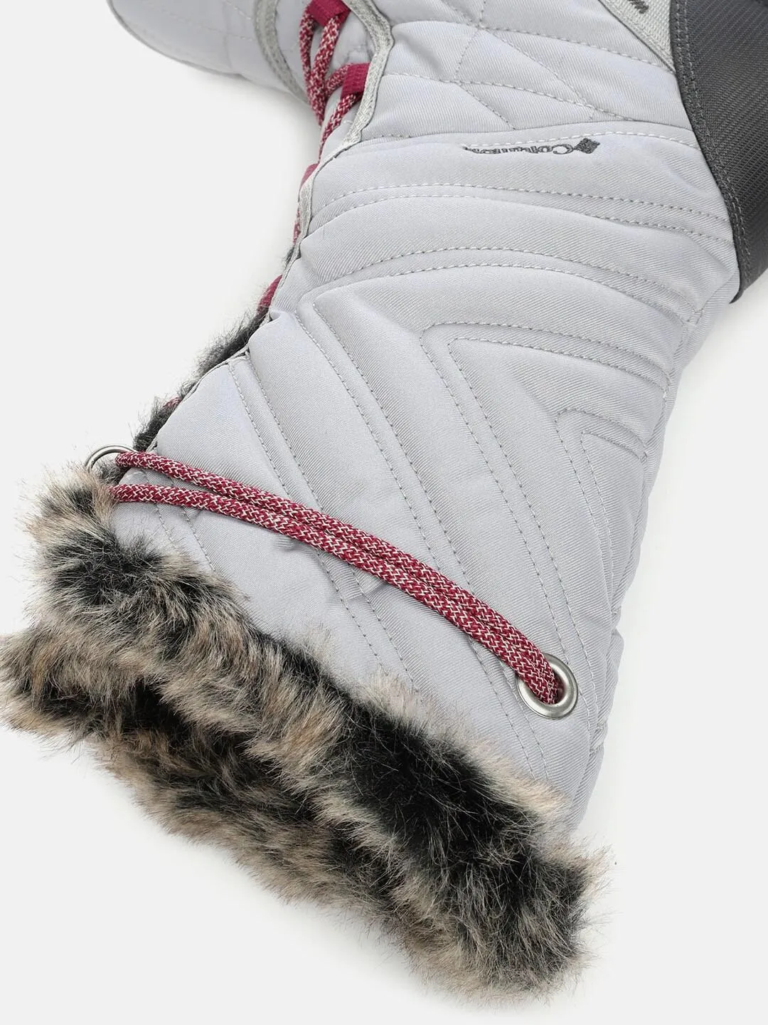 Columbia Women Grey MINX MID III Water Resistant Shoes