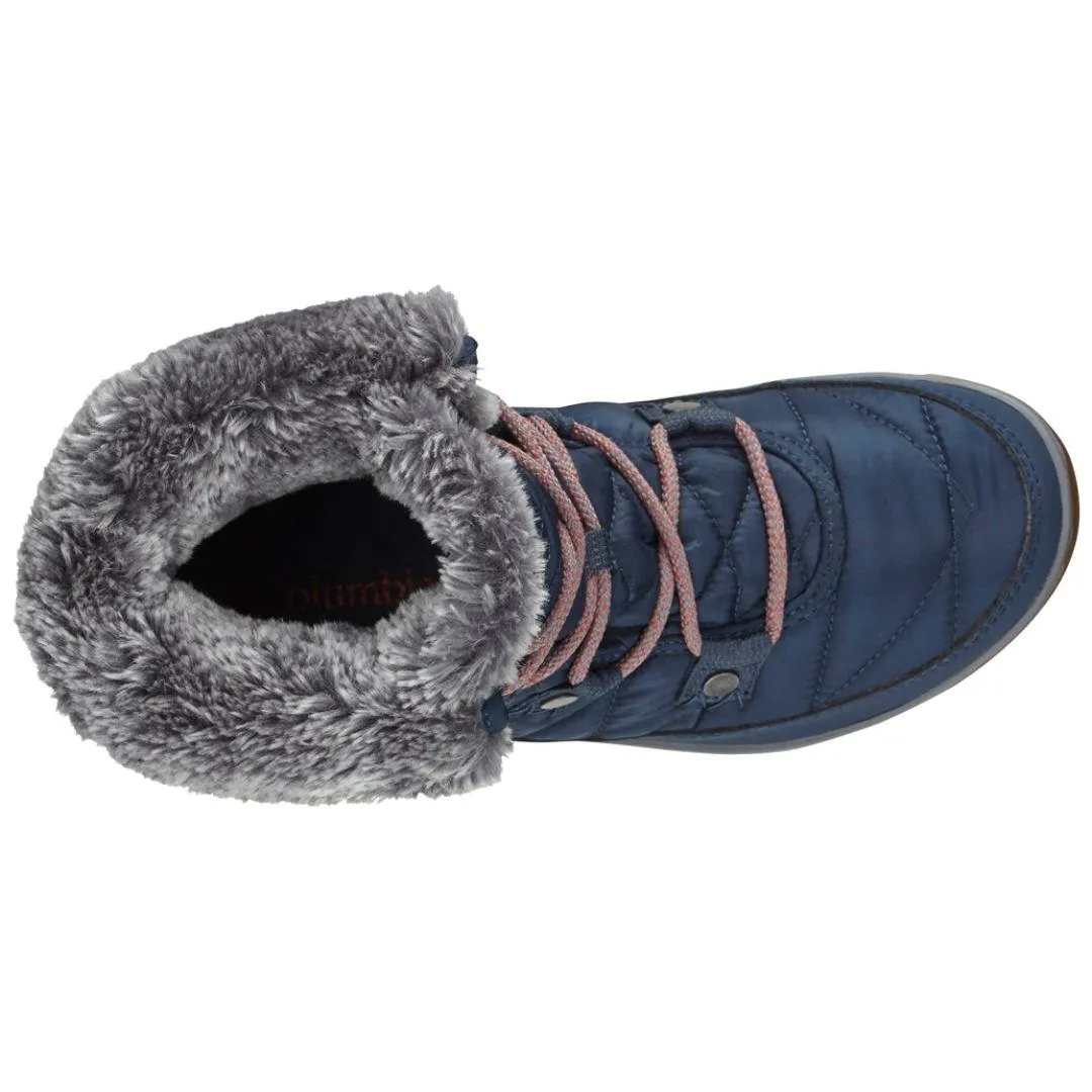 Columbia Women Navy Blue HEAVENLY SHORTY OMNI-HEAT Water Resistant Shoes