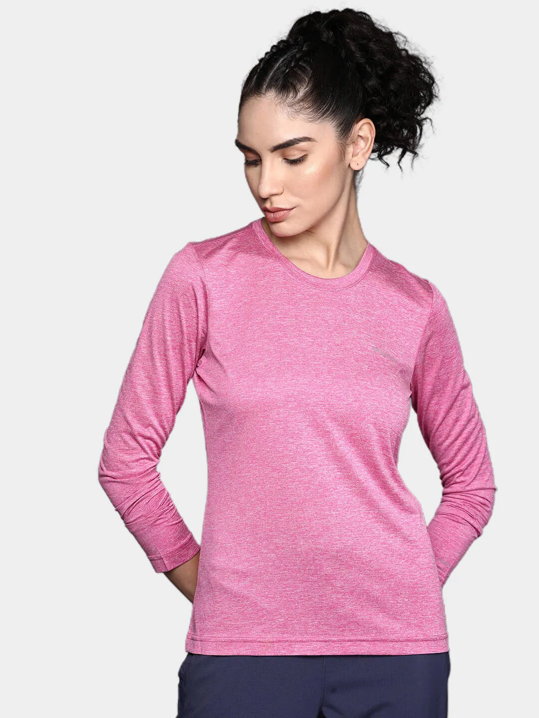 Columbia Women Pink Omni-Wick Hike Tshirt