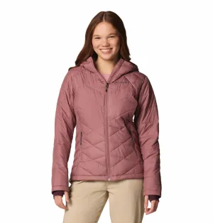 Columbia Women Red Omni-Heat Reflective Heavenly Hooded Jacket