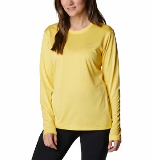 Columbia Women Yellow Omni-Wick Hike Tshirt