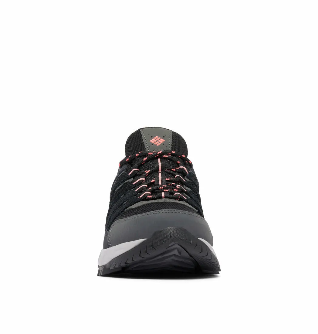 Columbia Womens Black STRATA TRAIL LOW WP Shoes