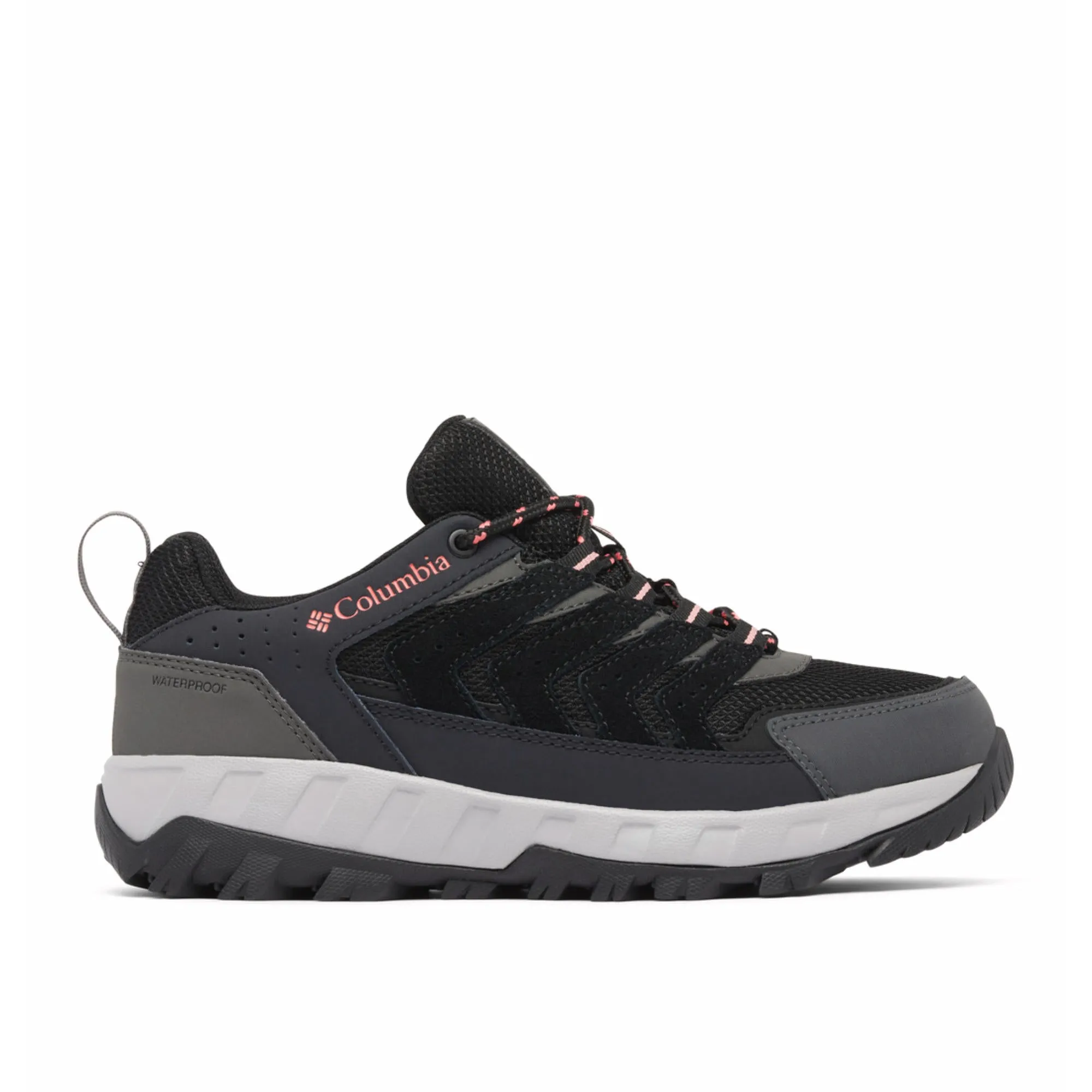 Columbia Womens Black STRATA TRAIL LOW WP Shoes