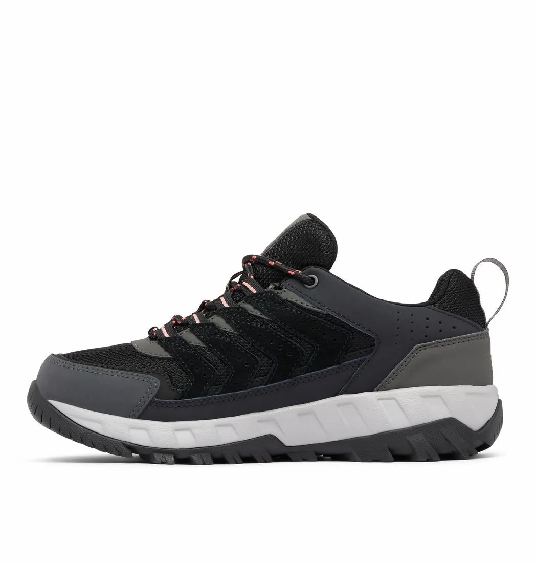 Columbia Womens Black STRATA TRAIL LOW WP Shoes