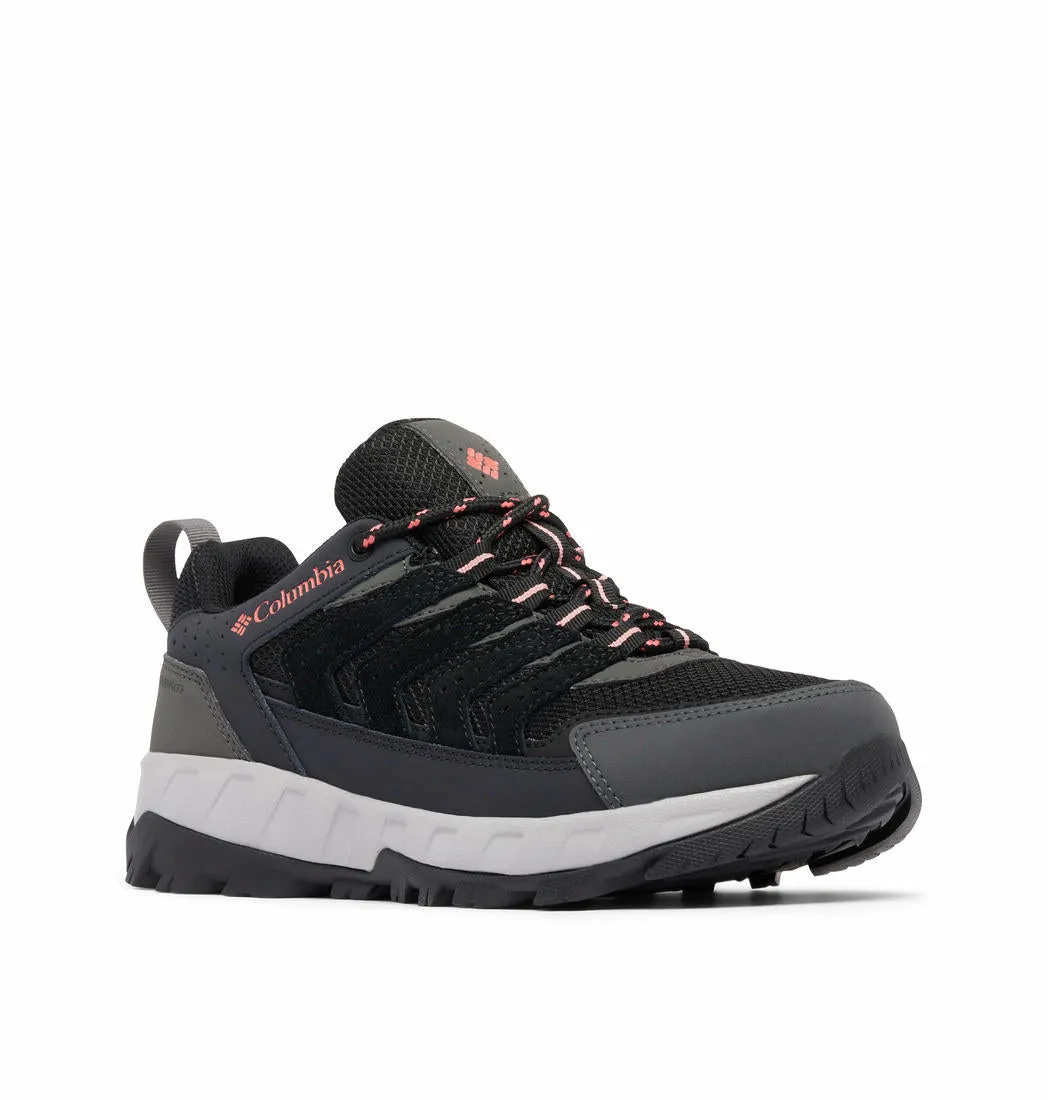 Columbia Womens Black STRATA TRAIL LOW WP Shoes