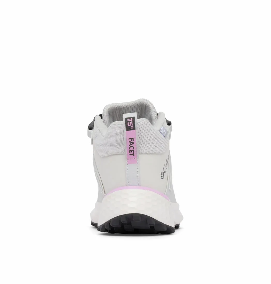 Columbia Womens Grey Facet 75 Mid Outdry Shoes