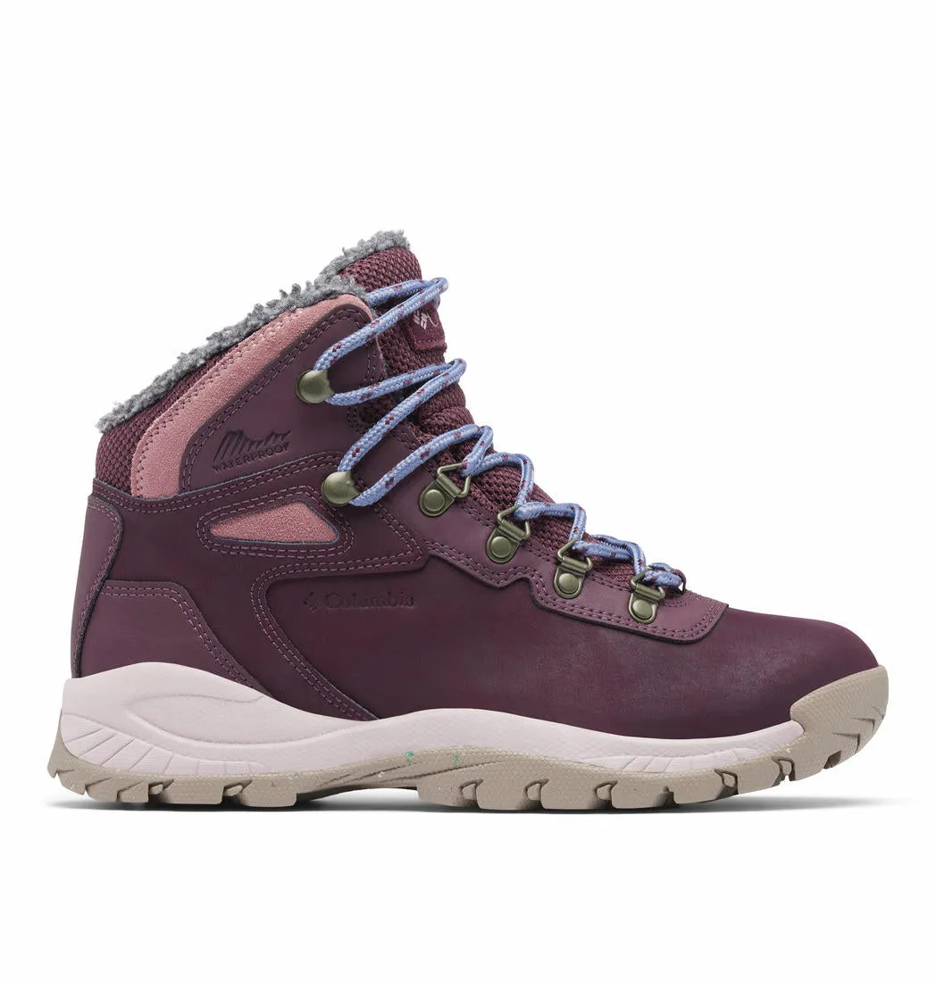 Columbia Womens Maroon NEWTON RIDGE WP OMNI-HEAT II