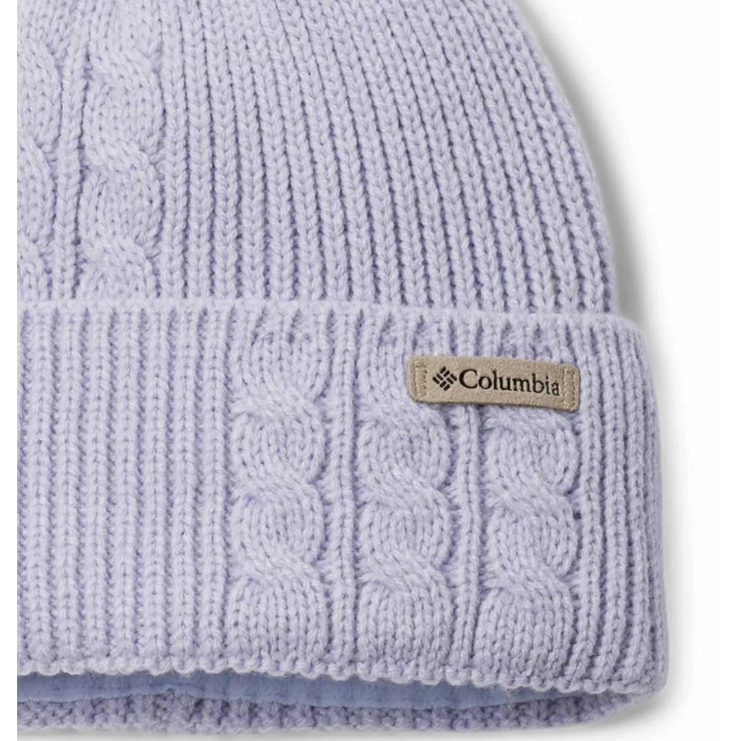 Columbia Womens Purple Agate Pass Cable Knit Beanie