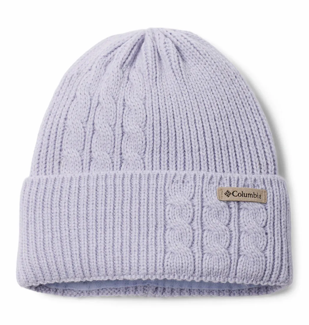 Columbia Womens Purple Agate Pass Cable Knit Beanie