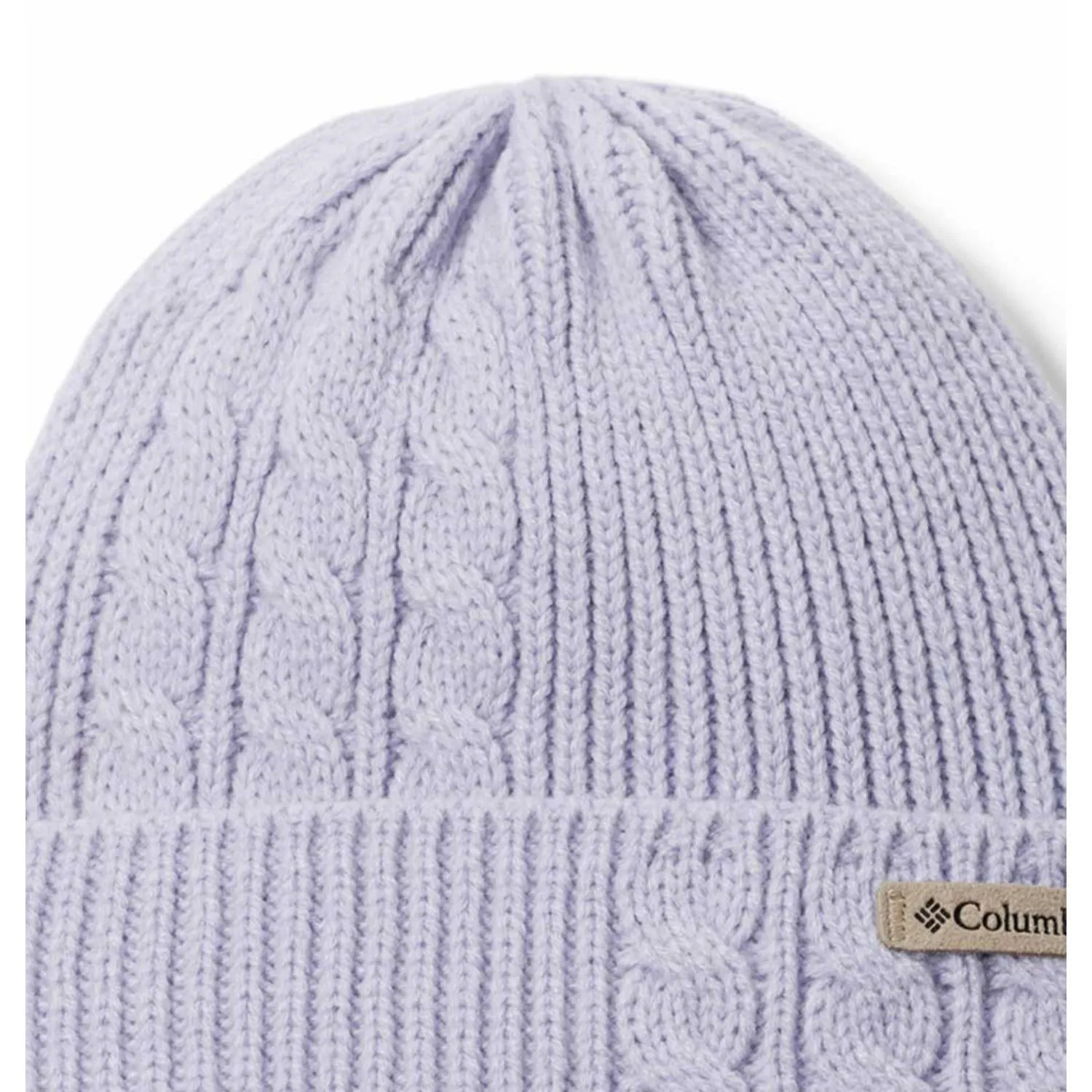 Columbia Womens Purple Agate Pass Cable Knit Beanie