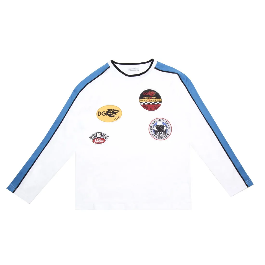 Dolce & Gabbana Kids Motor Club White Top
